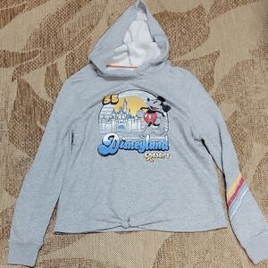 Gray Disneyland Resort Hoodie with Mickey Mouse